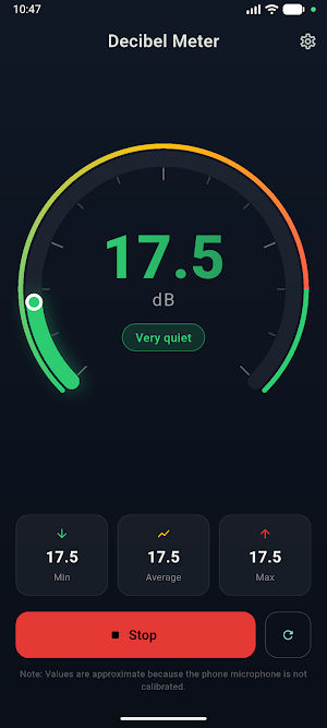 Decibel Meter Screenshot 2