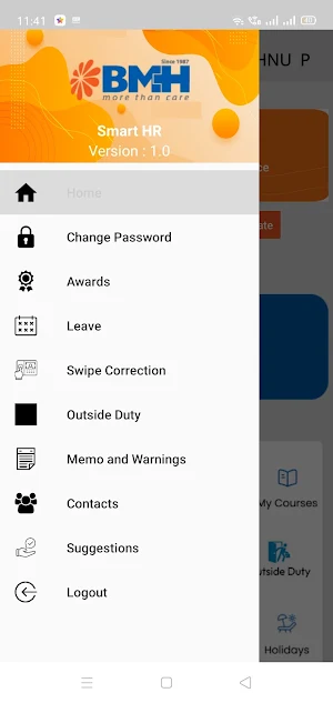 BMH Kozhikode - Pocket HRM Screenshot 1