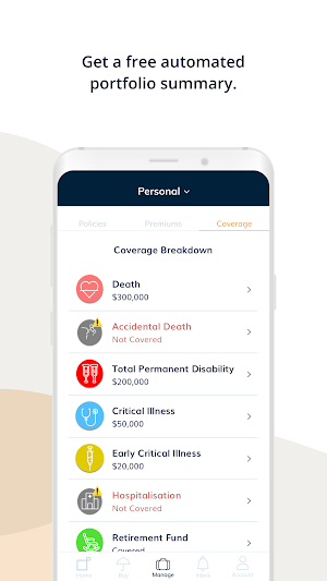 PolicyPal - Your Digital Financial Planner Screenshot 1
