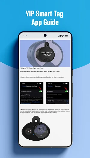 YIP Smart Tag App Guide Screenshot 3