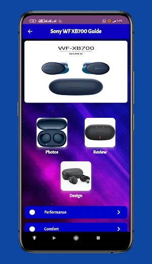 Sony WF XB700 guide Screenshot 0