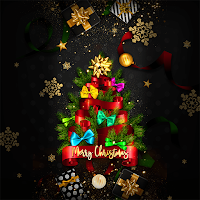 Christmas Ribbon - Wallpaper