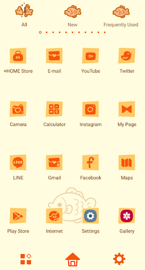 Mr. Taiyaki Theme +HOME Screenshot 2