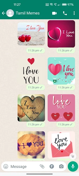I Love You Stickers – Romantic Screenshot 3