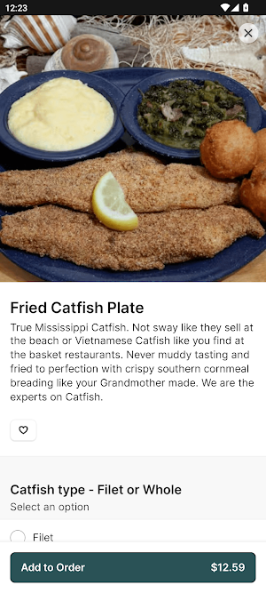 David's Catfish House Screenshot 2