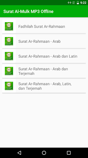 Surat Ar-Rahman MP3 Offline + Terjemah Screenshot 0