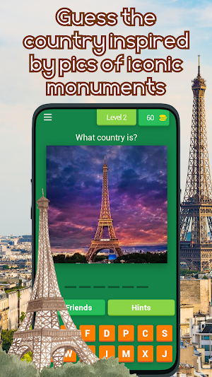 Country Guess Game Screenshot 1