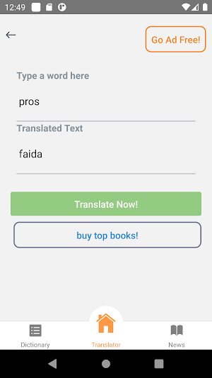 Tshiluba English Translator Screenshot 3