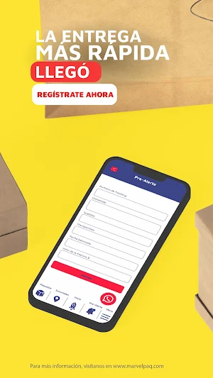 MarvelPaq Courier Screenshot 1