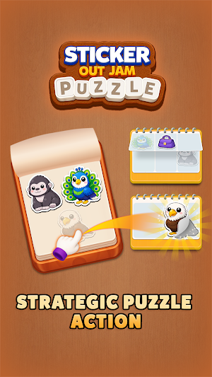 Sticker Out: Jam Puzzle Screenshot 0