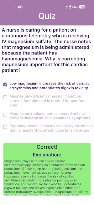 Pharmacology Quiz for Students Screenshot 1