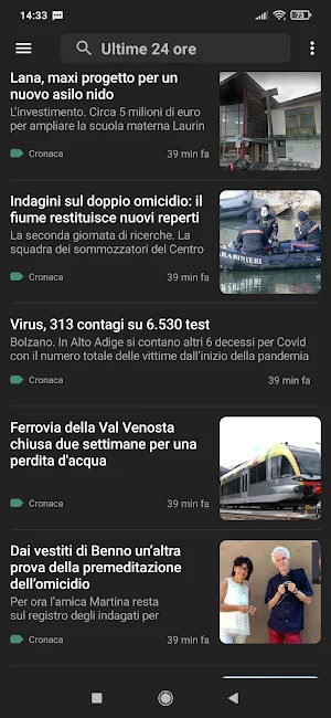 Bolzano notizie Screenshot 2