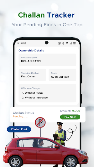 RTO Vehicle Info App - Challan Screenshot 3