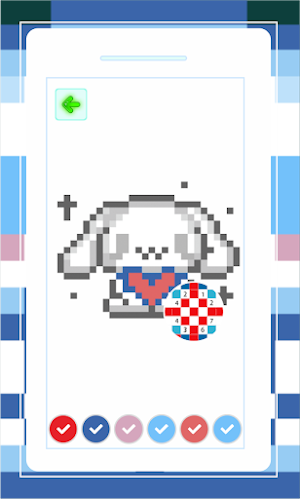 Cinnamoroll Pixel Art Screenshot 1