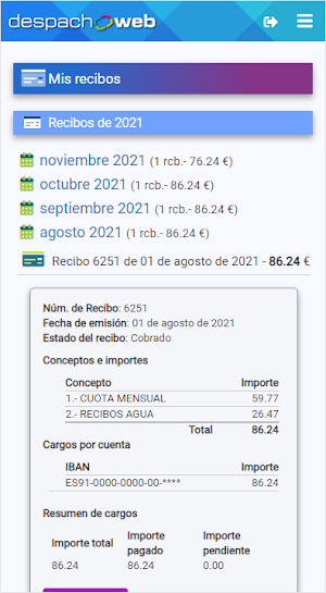 DespachoWeb Propietarios Screenshot 2