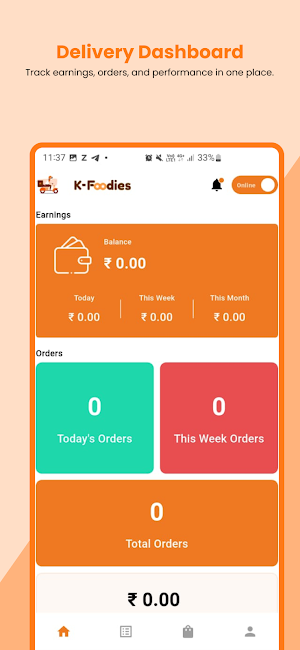 K-Foodies Delivery Screenshot 1