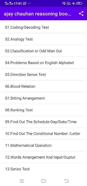 ajay chauhan reasoning book screenshot 3