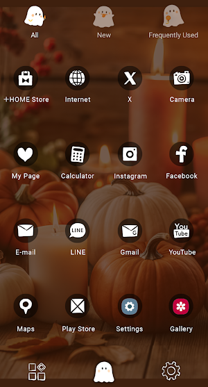 Candles of Harvest Theme +HOME Screenshot 2
