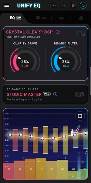 UNIFY EQ: 3D Sound Music Screenshot 1