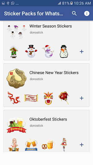 Holiday Stickers for WhatsApp - WAStickerApps Pack Screenshot 2