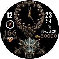 Steampunk Dragon Watch Face