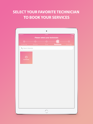 Thepronails check-in system Screenshot 3