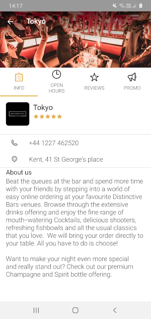 Distinctive Bars Screenshot 2