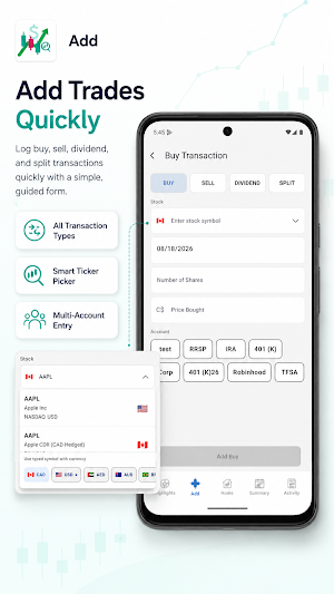 Trading Tracker Screenshot 2