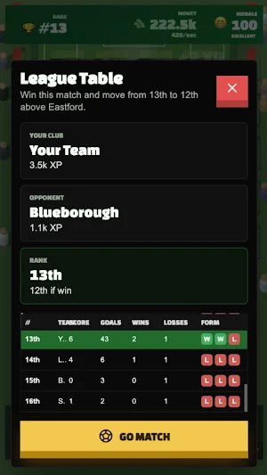 Idle Football Manager Screenshot 1
