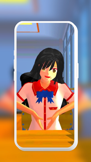 Sakura school wallpaper 2023 Screenshot 3