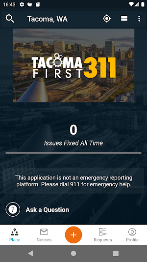 TacomaFIRST 311 Screenshot 0