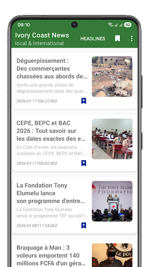 Actualités Côte d'Ivoire Screenshot 0