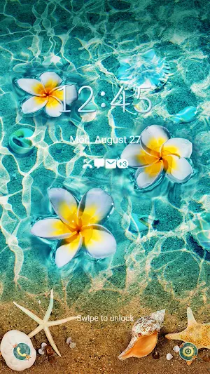 Frangipani Flower - Wallpaper Screenshot 1