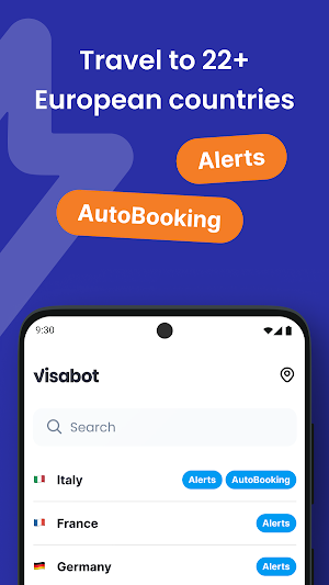 VisaBot Screenshot 1
