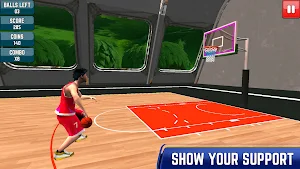 Basketball 3D Dunk Game Screenshot 0