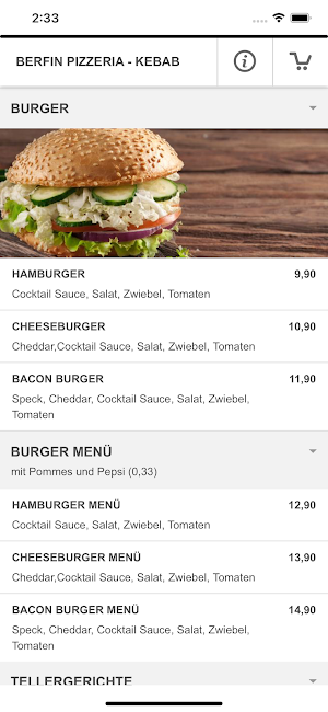 BERFIN PIZZERIA - KEBAB Screenshot 1