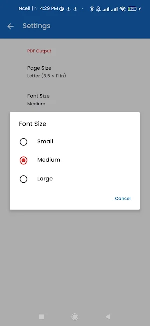 EPUB to PDF Converter Screenshot 1