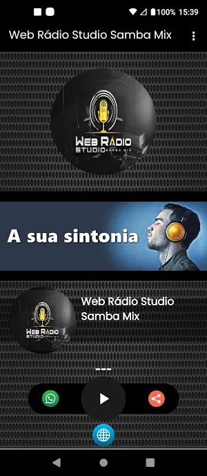 Web Rádio Studio Samba Mix Screenshot 2