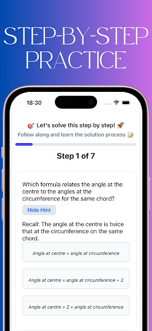 Mathematics Practice App Screenshot 1