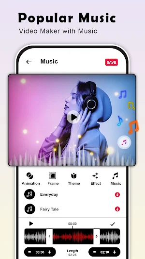 Photo video maker with music Screenshot 3