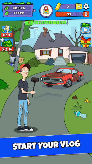 Ricky's life: Idle Tuber Screenshot 0