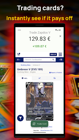 PokeMoney: Scan,Trade,Eval TCG Screenshot 2