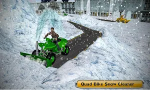 Snow Blower Truck Simulator: Ski Resort ATV Rider Screenshot 0