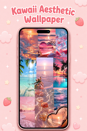Aesthetic Backgrounds – Kawaii Screenshot 3