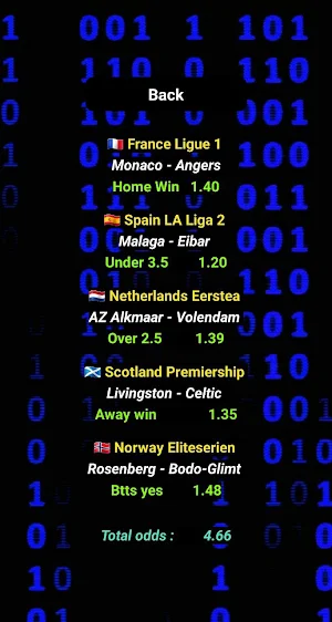 Multi Bet Predictions JEVTA Screenshot 2