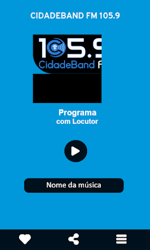 CidadeBand FM 105.9 Screenshot 0