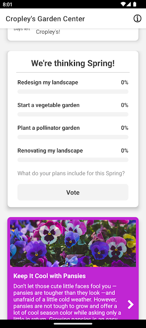 Cropley's Garden Center Screenshot 2