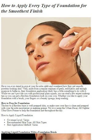 How To Apply Cream Foundation Screenshot 1