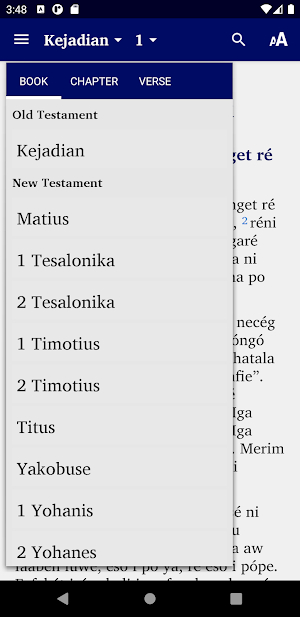 Alkitab Sawai Screenshot 0