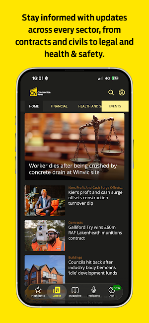 Construction News Screenshot 1
